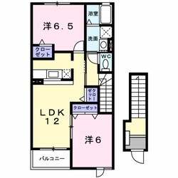 メゾン・シーダー壱番館の物件間取画像